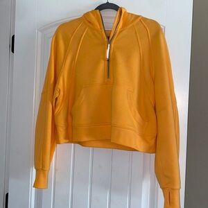 Lululemon cropped half zip scuba